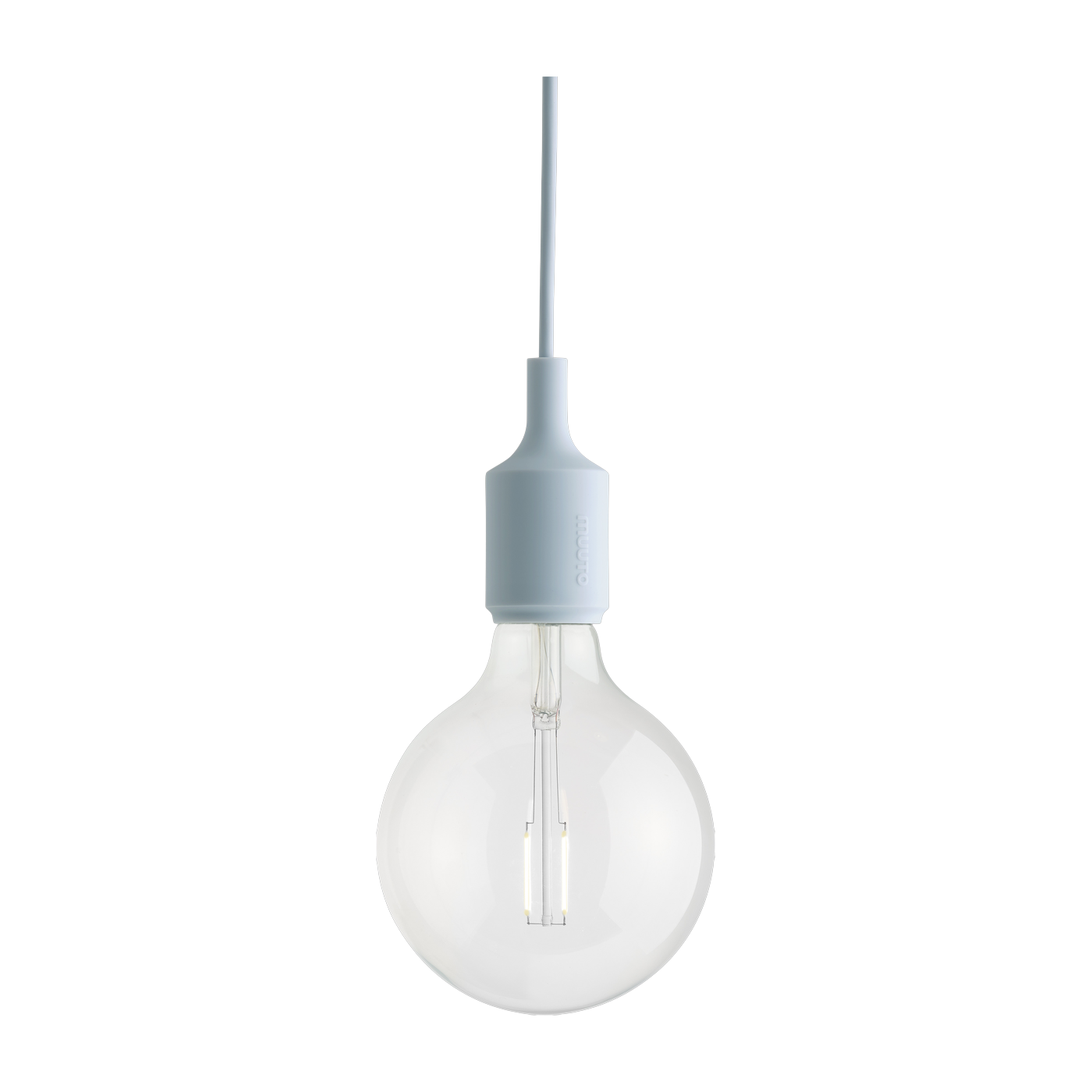 Lampada a sospensione in gomma azzurra 12 x 23 cm E27 - Muuto