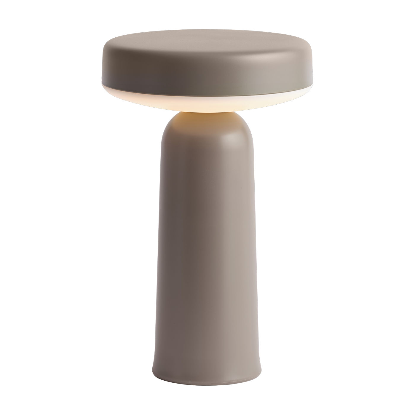 Lampe portable plastique taupe 21 x 13 cm Ease - Muuto