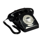 Téléphone fixe rétro noir 746 Rotary - GPO Retro