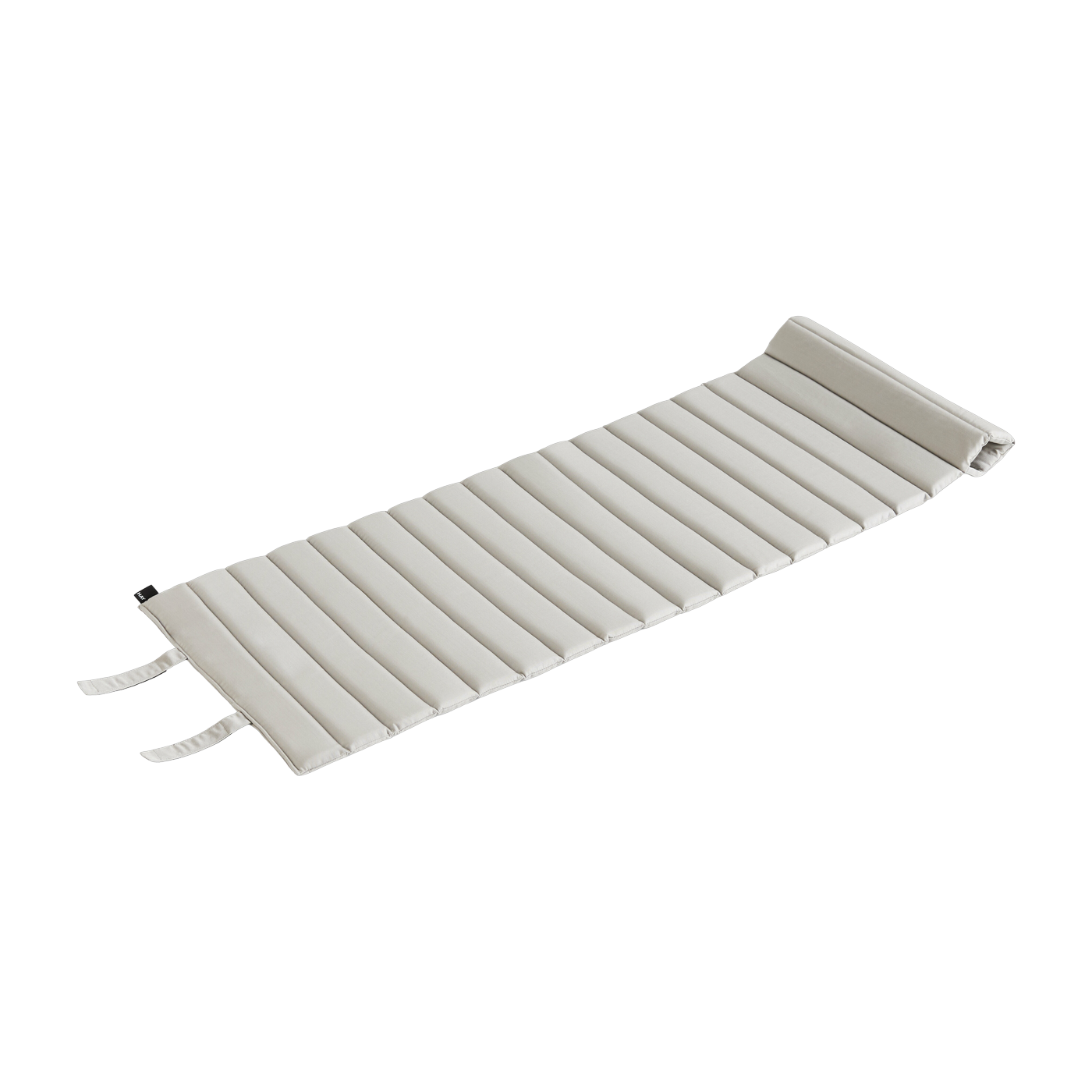Cojín acolchado gris claro para chaise longue Crate - HAY