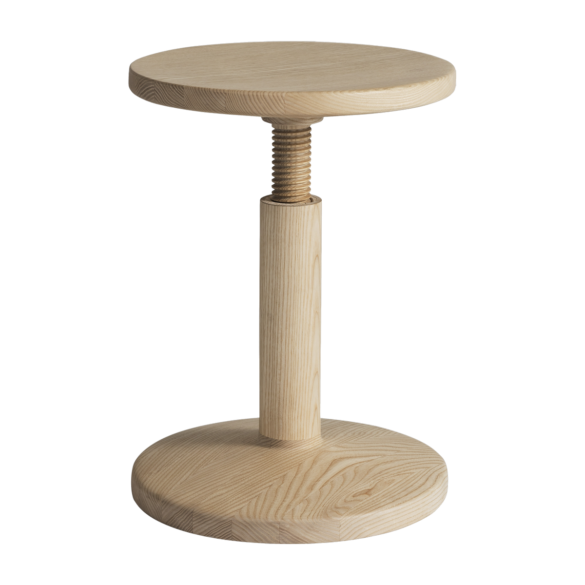 Sgabello in legno di frassino 36 cm Bobbin - Hem
