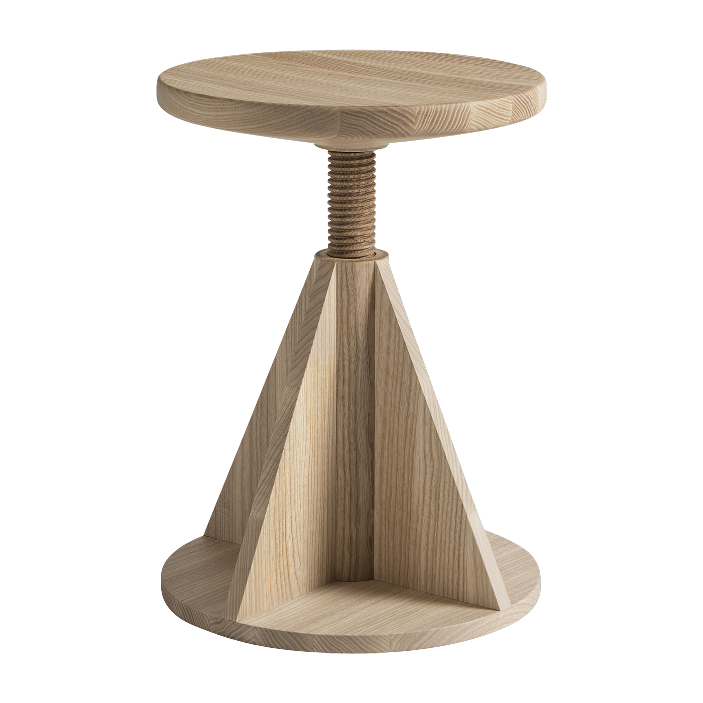 Sgabello in legno di frassino 36 cm Rocket - Hem