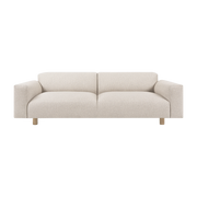3-Sitzer-Sofa in Bouclé-Optik beige 240 cm Koti -. Hem