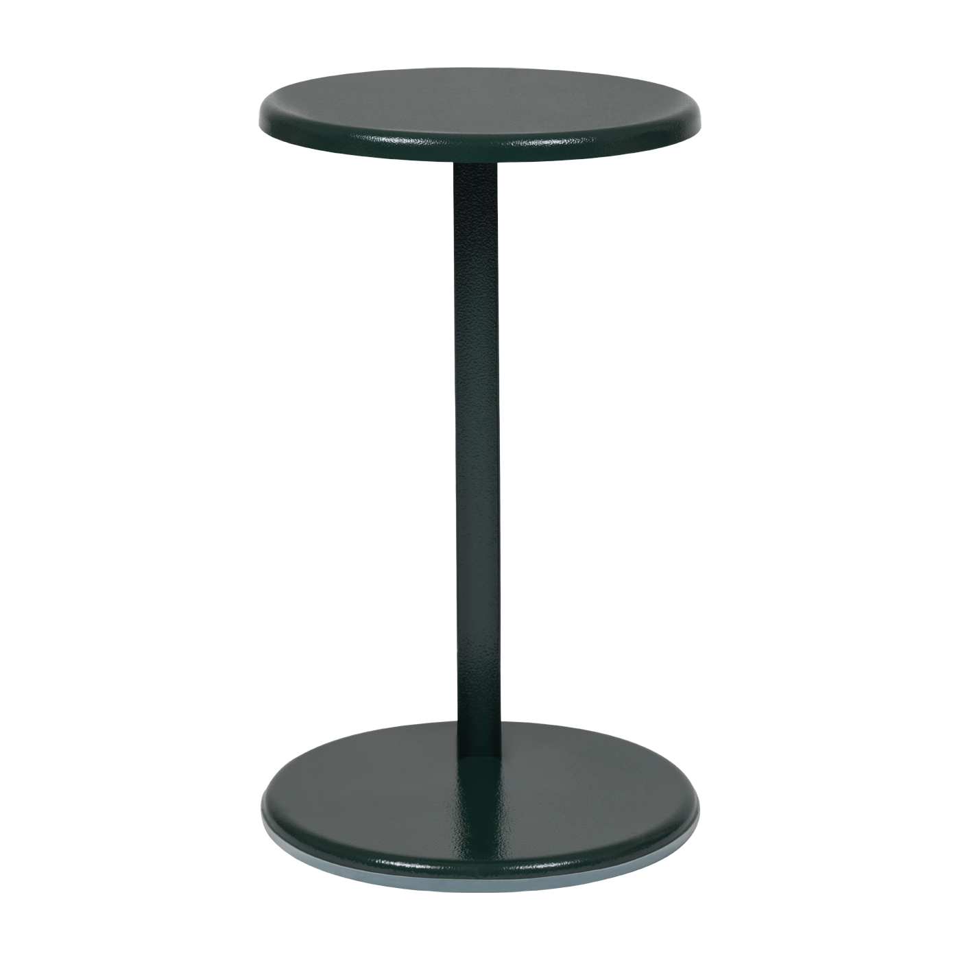 Lolly 56 cm black and green steel side table - Hem