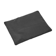 Coussin pour jardin en polyester noir 65 x 50 cm Fontainebleau - Serax