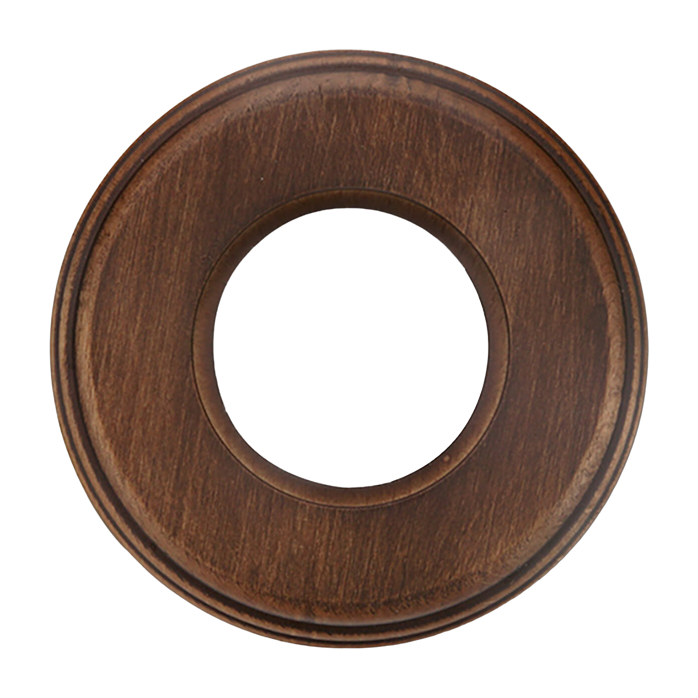 Placa decorativa de madera marrón 1 poste Garby Colonial - Fontini