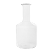 Karaffe aus transparentem Glas mit schwarzem Rand Rim -. HAY