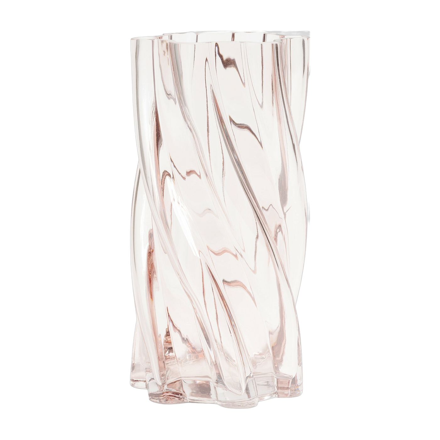 Vase in vetro rosa 25 cm Marshmallow - &Klevering