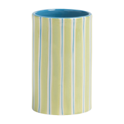 Vase porcellana a righe verdi e blu 12 cm Ray - &Klevering