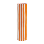 Vase porcellana a righe arancio e rosa 28 cm Ray - &Klevering