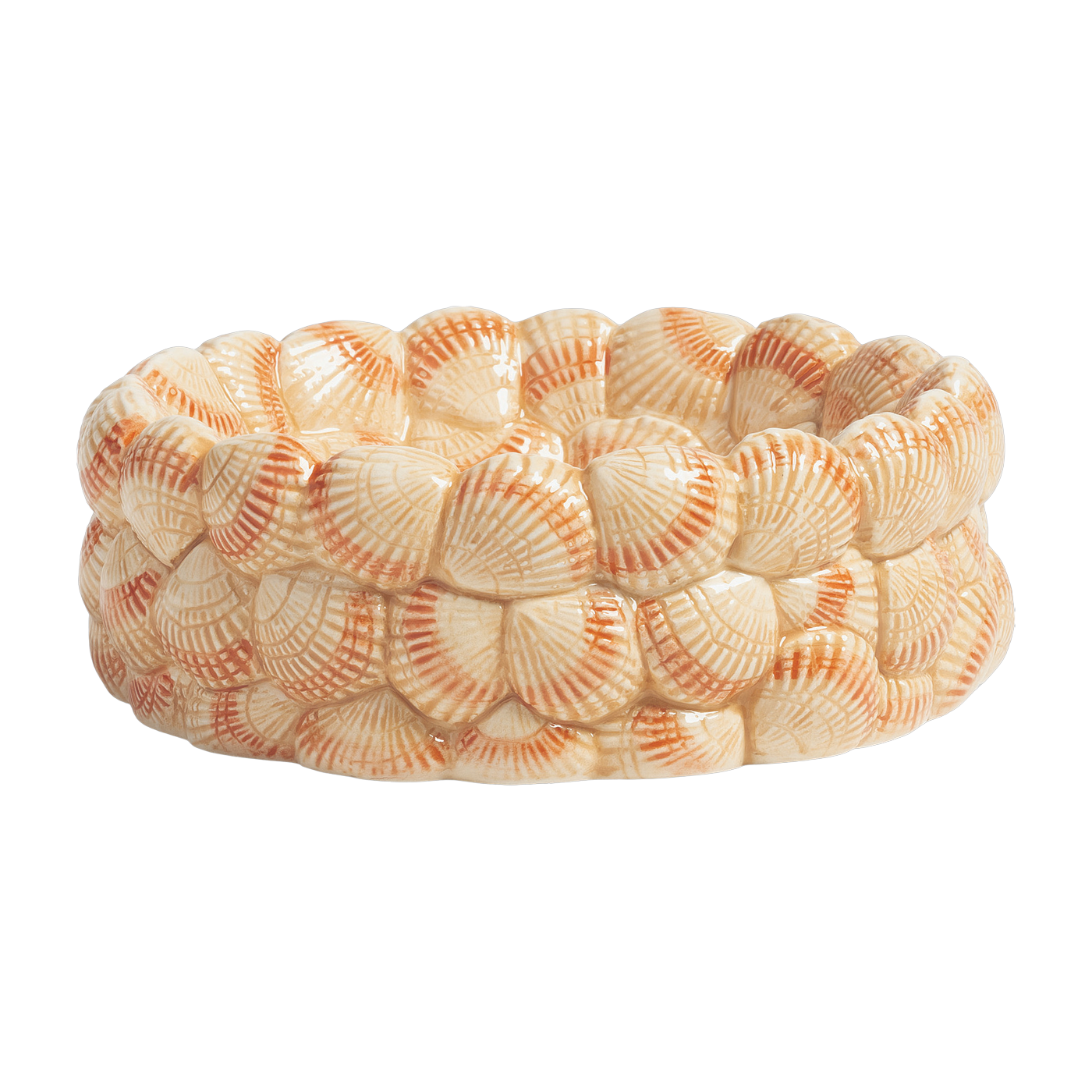 Schüssel aus orangefarbenem Dolomit 16 cm Cockle - &Klevering