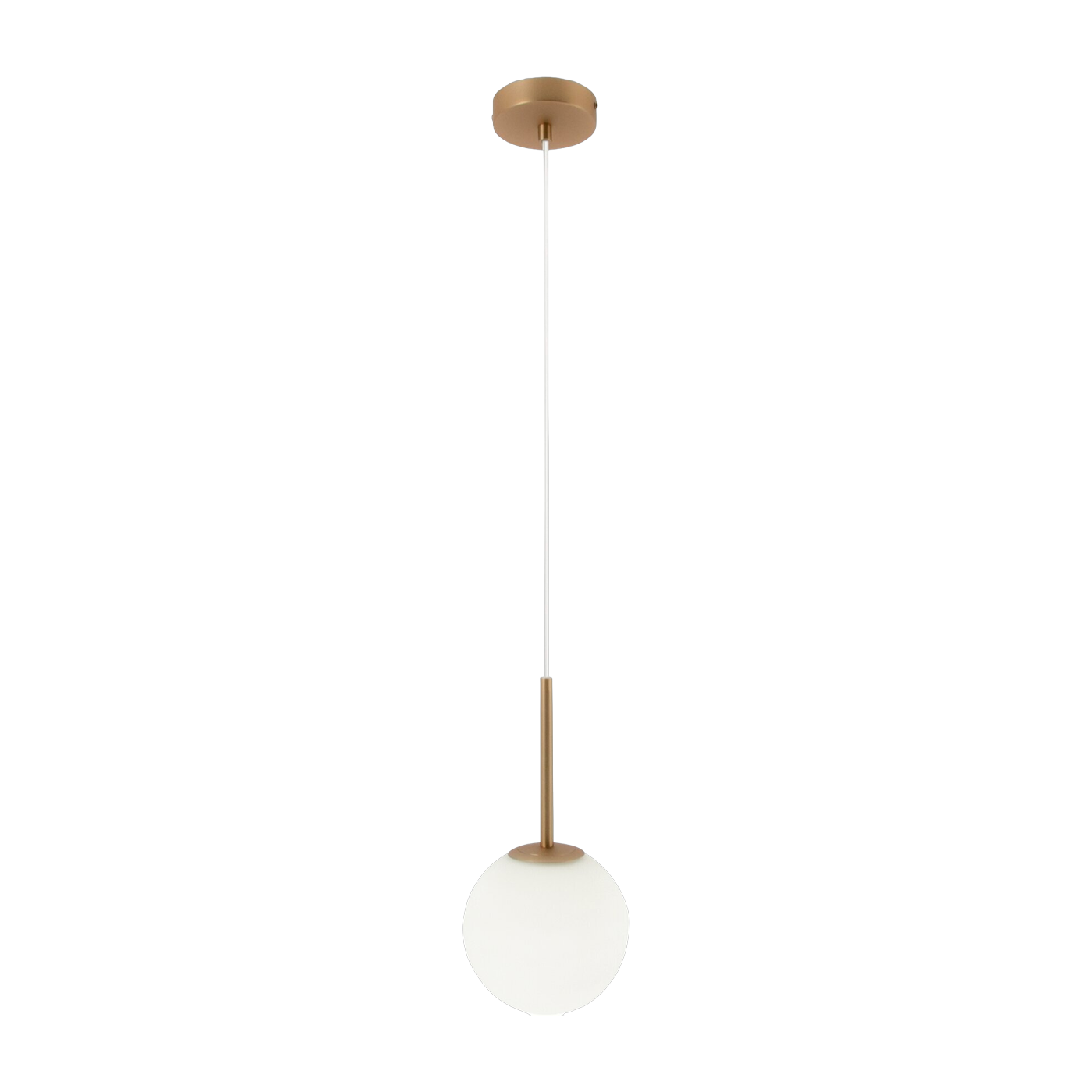 Suspension en verre et métal doré Basic form - Maytoni