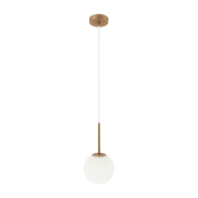 Suspension en verre et métal doré Basic form - Maytoni