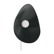 Black aluminium wall light 60cm Fuji - NORR11