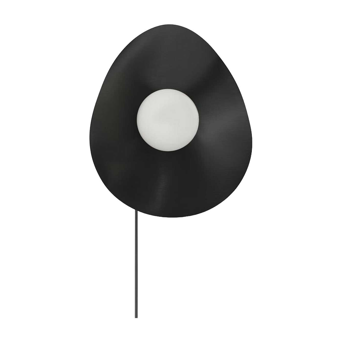 Applique murale en aluminium noir 22cm Fuji - NORR11