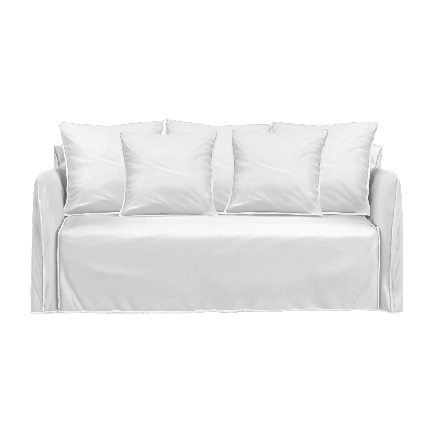Canapé de jardin en tissu blanc 180 cm Ghost Out 10 - Gervasoni