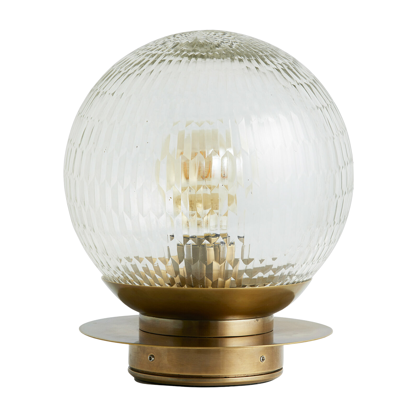 Zeus outdoor wall lamp in golden brass 24 x 21, 5 cm - Nordal
