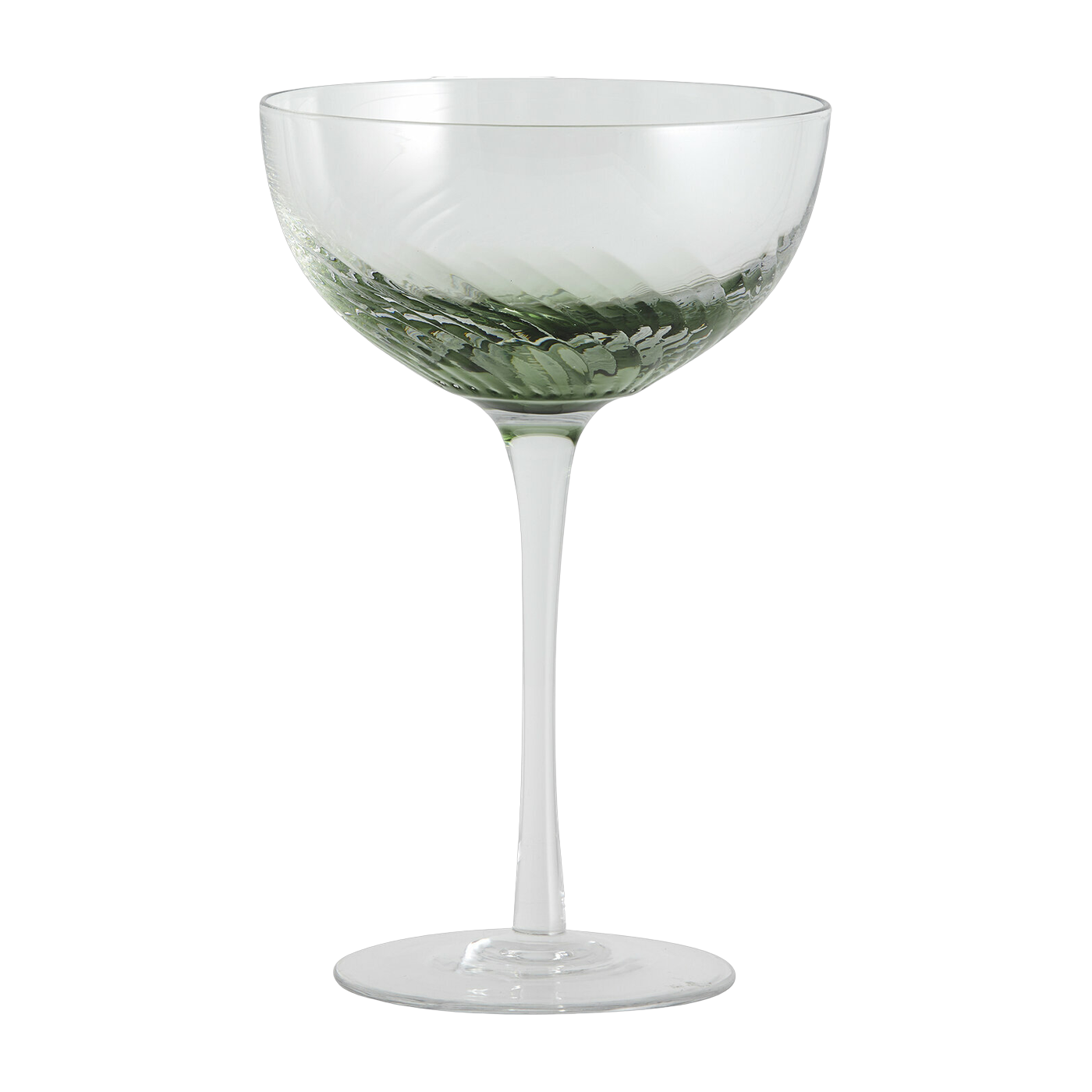 Green cocktail glass 18 x 11. 5 cm Garo - Nordal