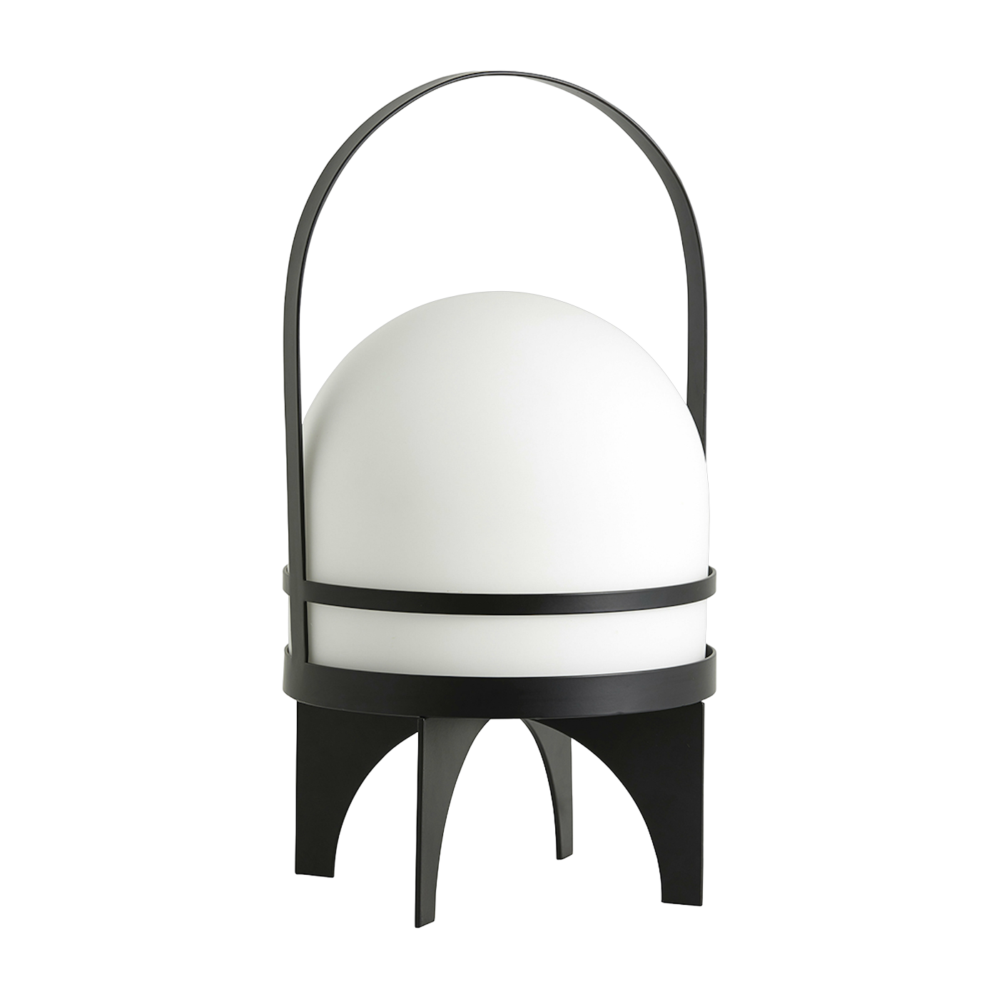 Lampada nera a batteria 40 x 22 cm Buto - Nordal