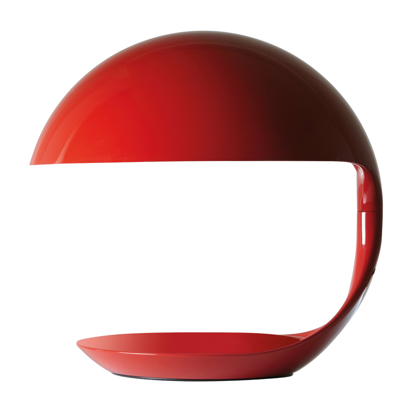 Lampe en résine rouge 40 cm Cobra - Martinelli Luce