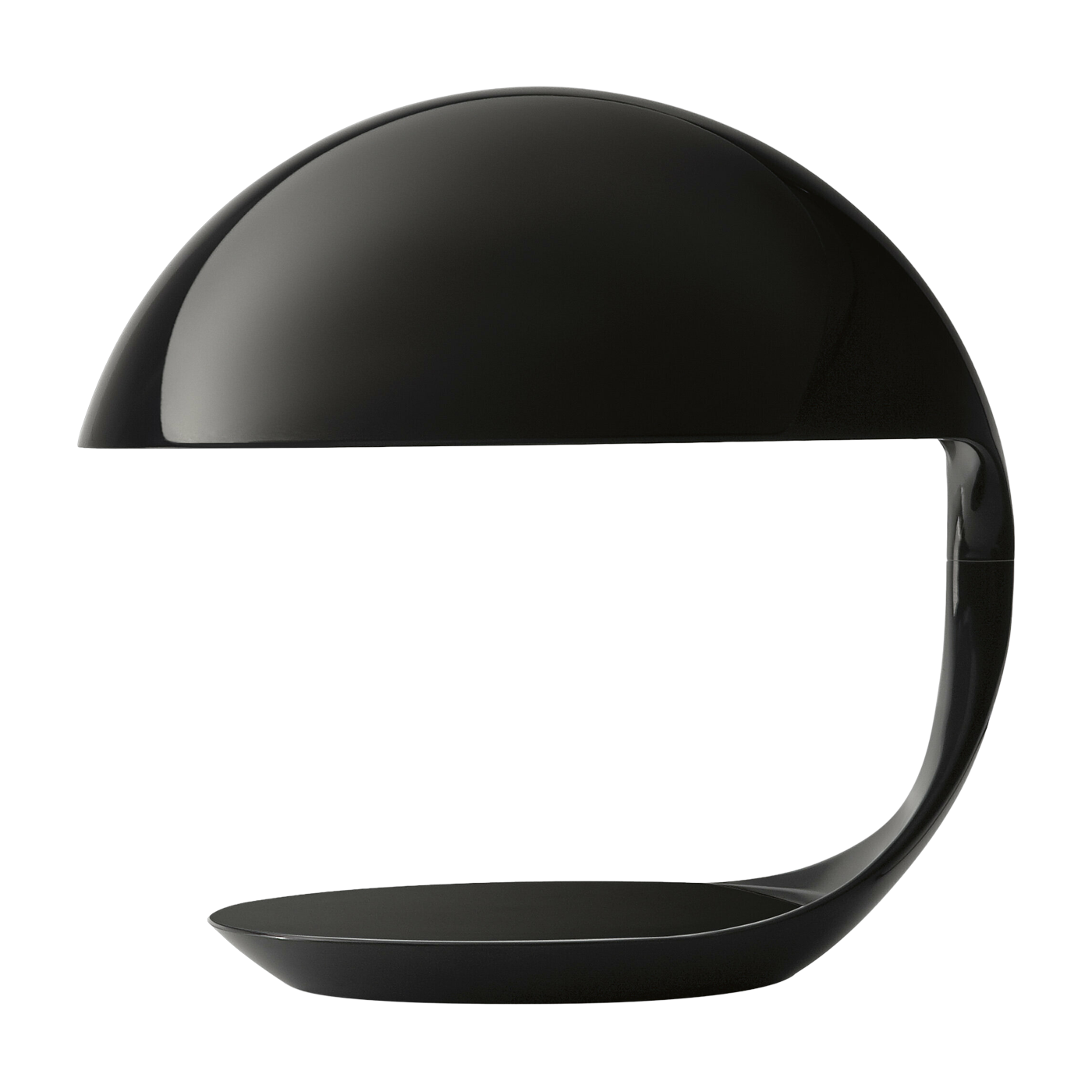 Lampe en résine noire 40 cm Cobra - Martinelli Luce