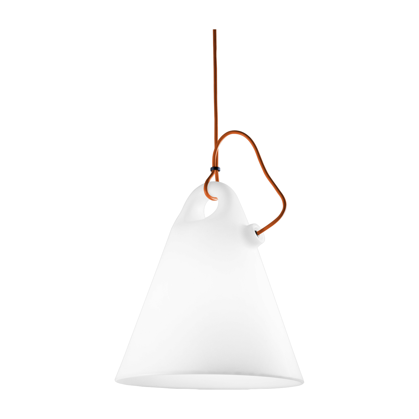 Lámpara colgante de polietileno blanco para exterior 27 x 36 cm Trilly - Martinelli Luce