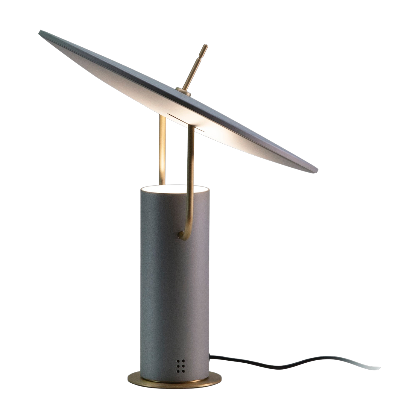 Lampe en aluminium et laiton 36 x 40 cm TX1 - Martinelli Luce