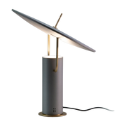 Lampe aus Aluminium und Messing 36 x 40 cm TX1 - Martinelli Luce