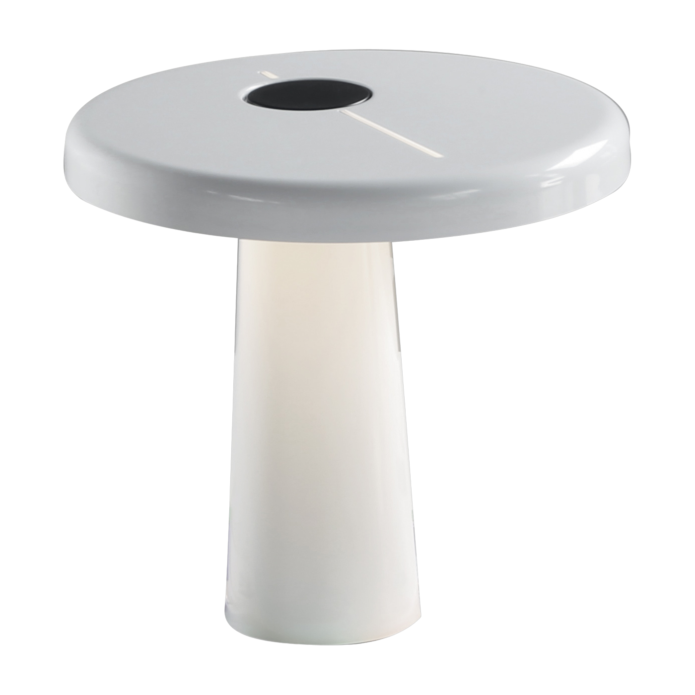 Lampada in resina bianca 21 cm Hoop - Martinelli Luce