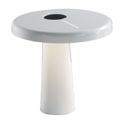 White resin lamp 21 cm Hoop - Martinelli Luce