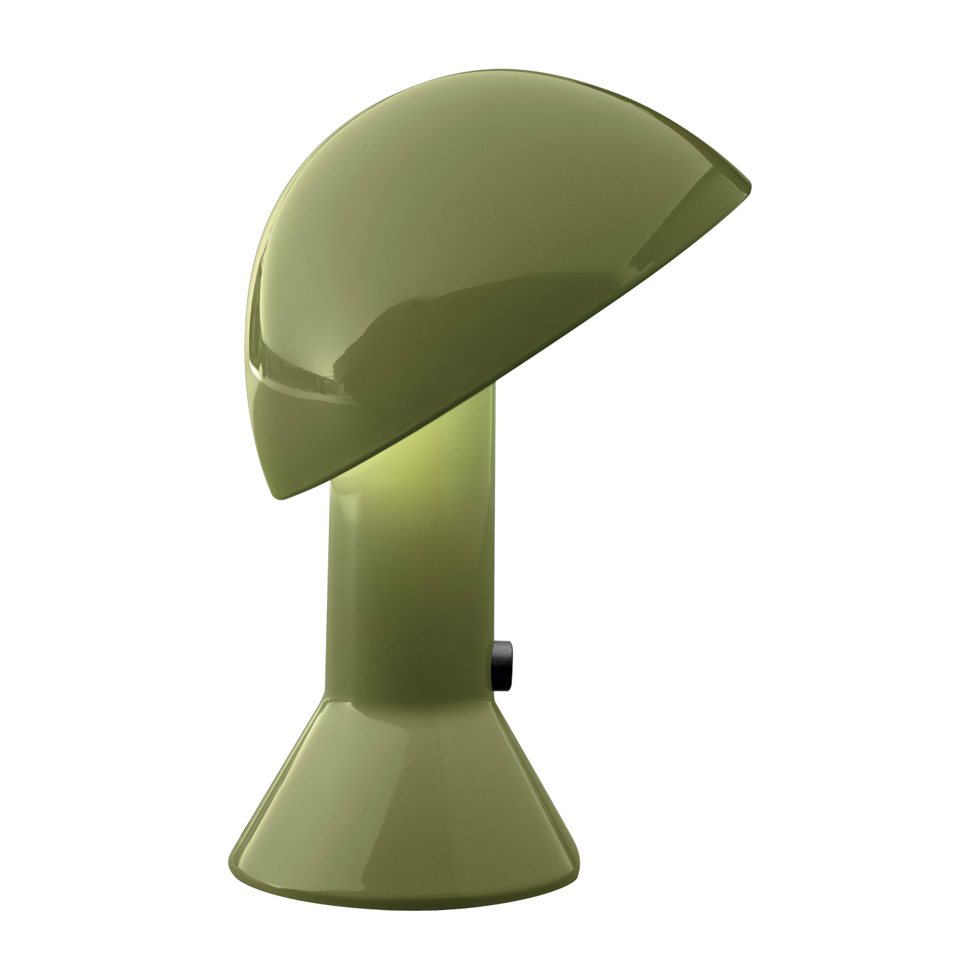 Lampe en résine verte 22 x 28 cm Elmetto - Martinelli Luce