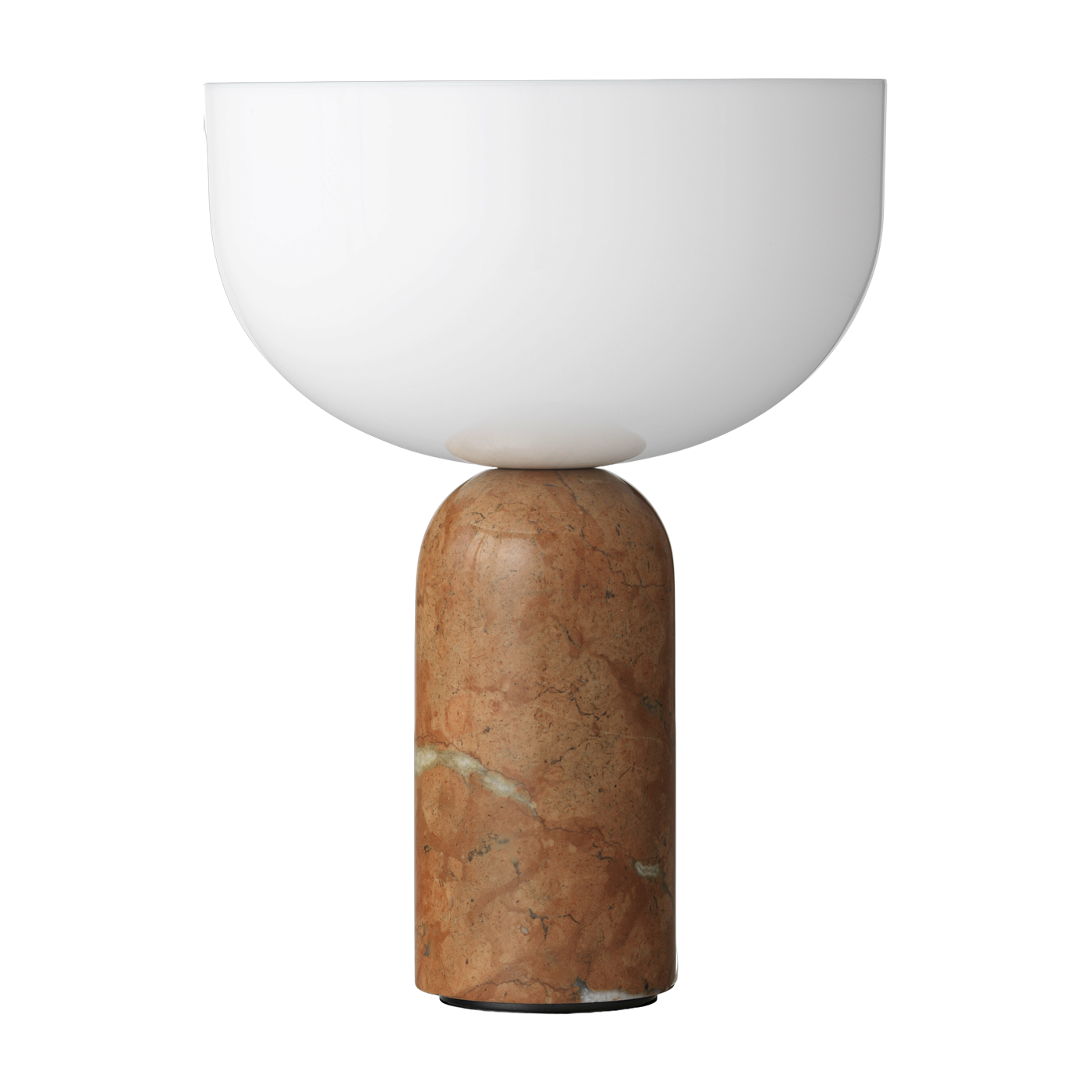 Lampe portable en marbre Breccia Pernice 24 cm Kizu - New Works