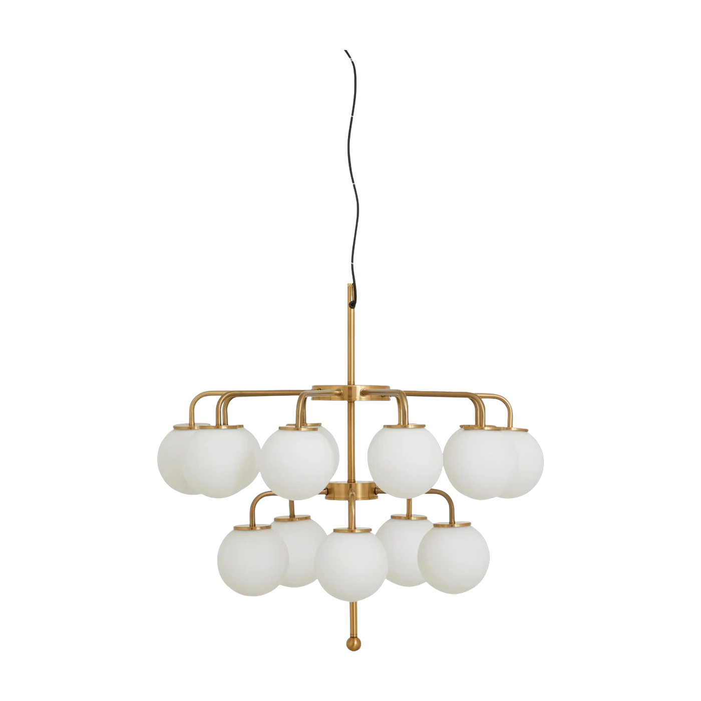 Lampadario Palma in ottone dorato 68 x 74 cm - Nordal