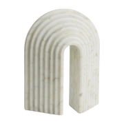 Serre-livres en marbre blanc 14 x 18 cm Ferro - Nordal