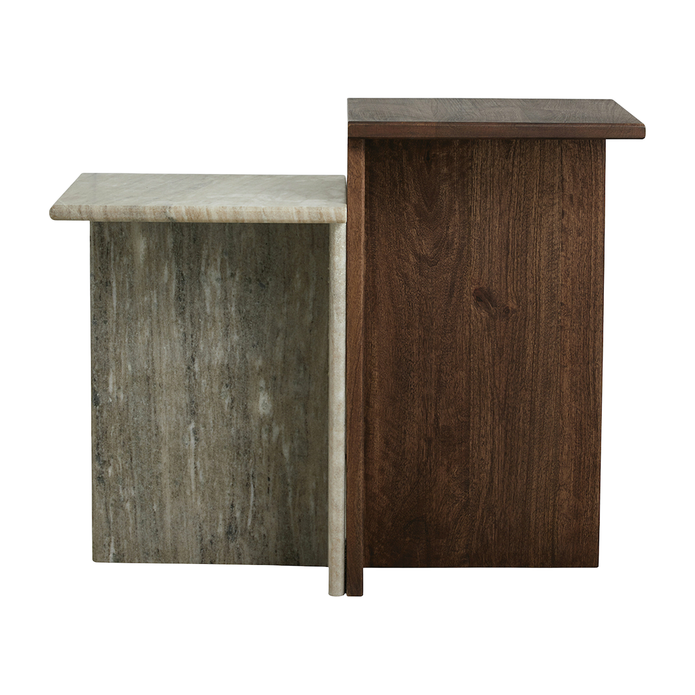 Tavolini in legno di mango marrone 35 x 58 cm Glina - Nordal