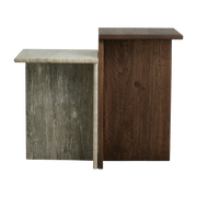 Side tables in mango wood 35 x 58 cm Glina - Nordal