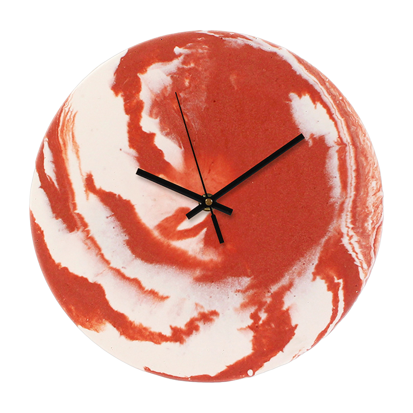 Salt rock clock terracotta 27 cm - Studio Rosaroom