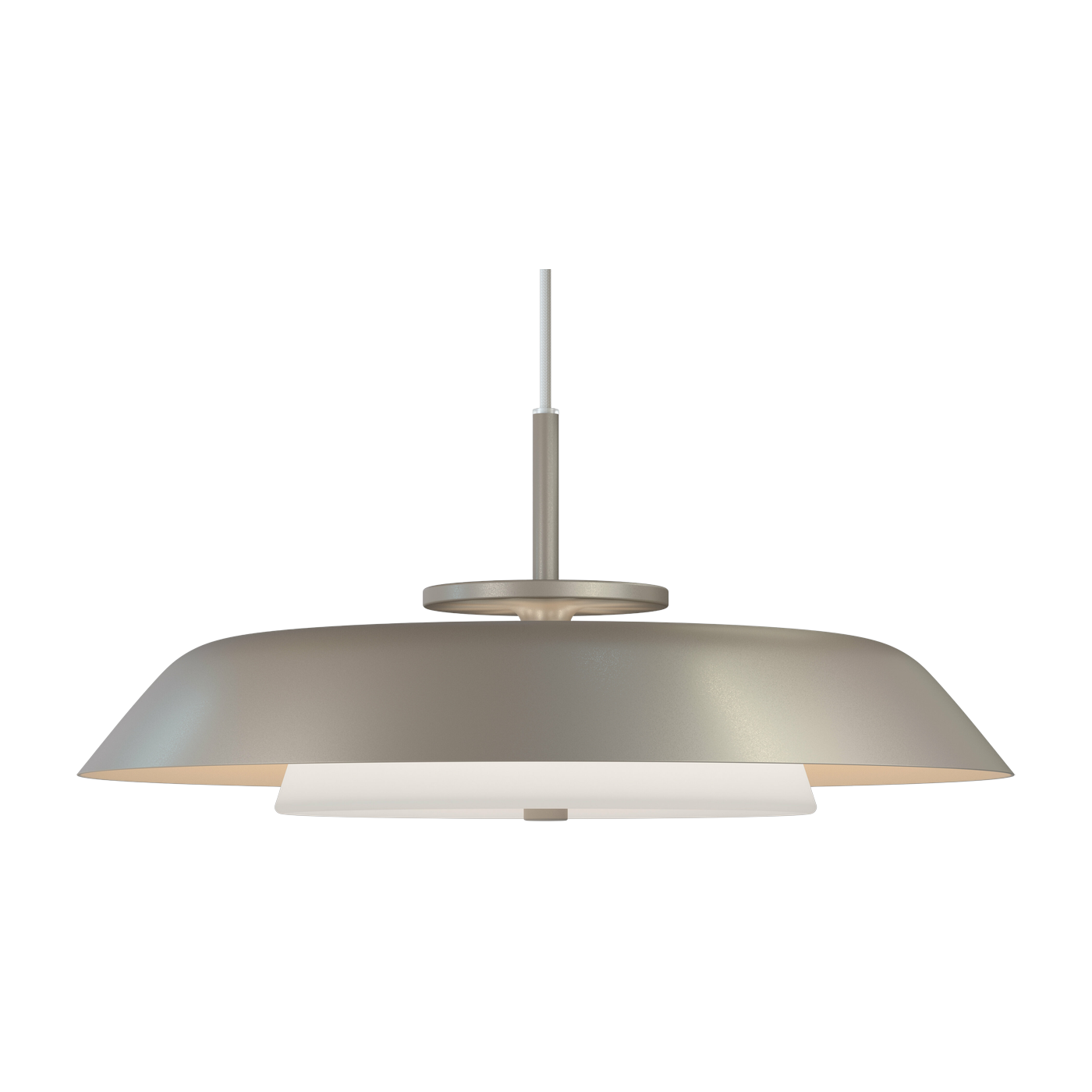 Lámpara colgante de metal champagne 43 cm Horisont - Belid