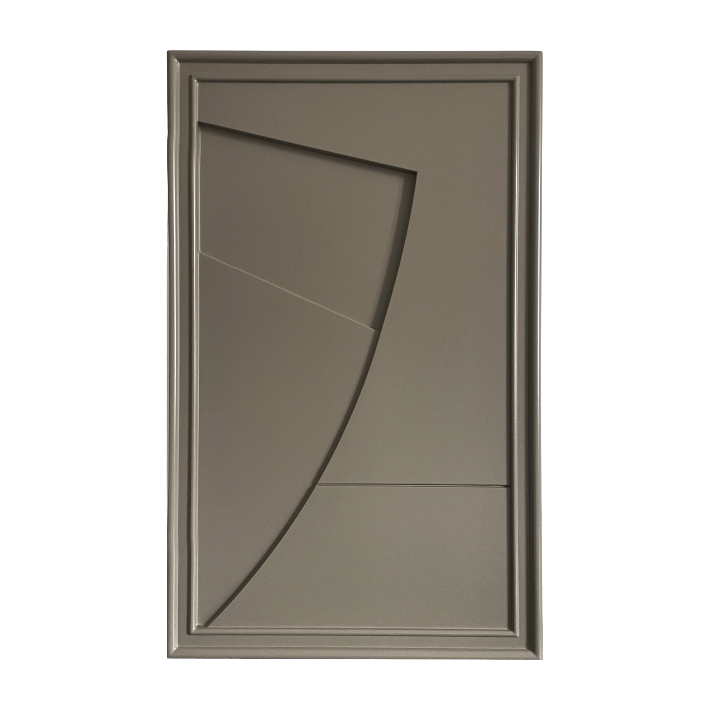 Quadro in legno beige cacao 80 cm Arco - Likya