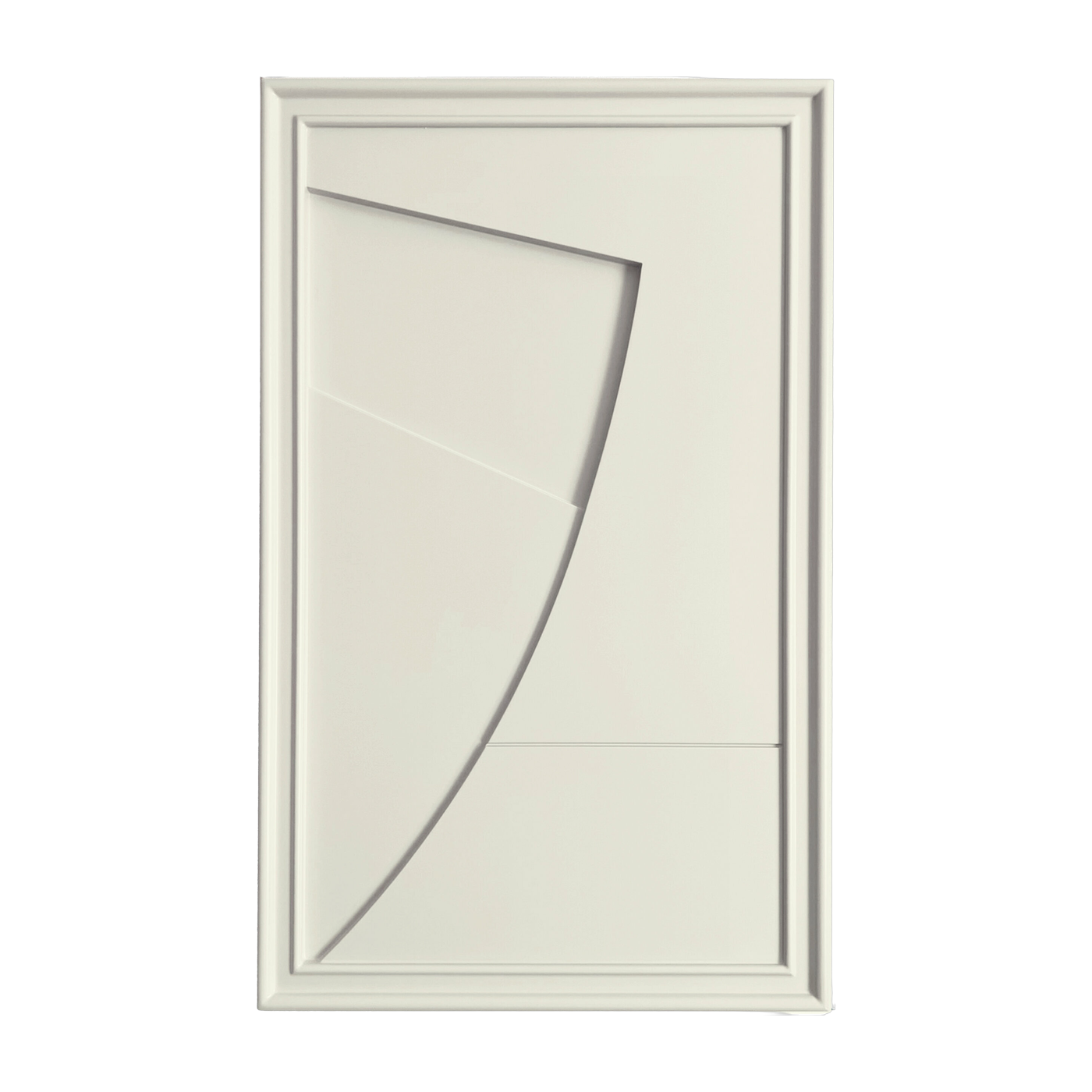 Quadro in legno bianco oyster 80 cm Arco - Likya