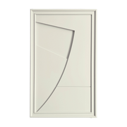 Weißes Holzbild oyster 80 cm Arch - Likya
