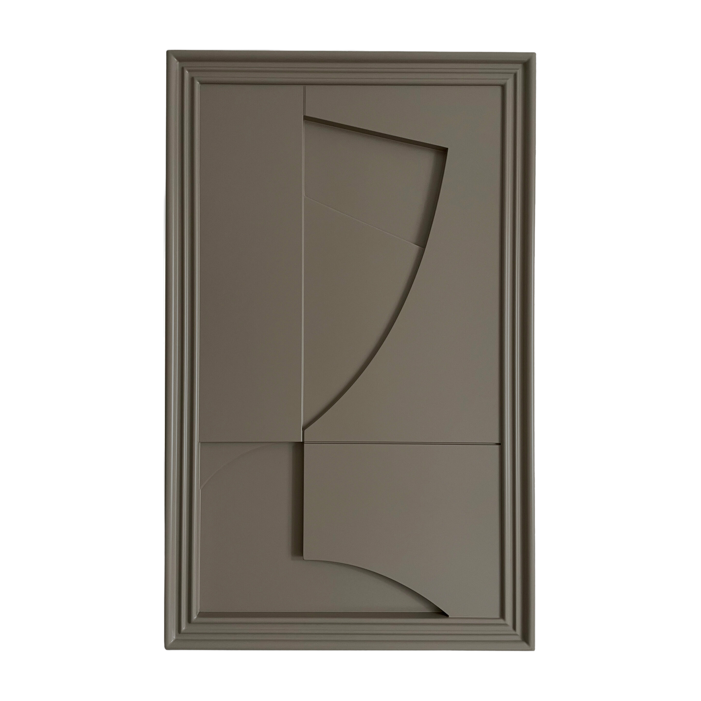 Quadro in legno beige cacao 80 cm Randonne - Likya