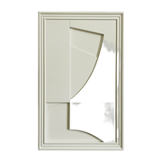 Tableau en bois blanc oyster 80 cm Randonne - Likya