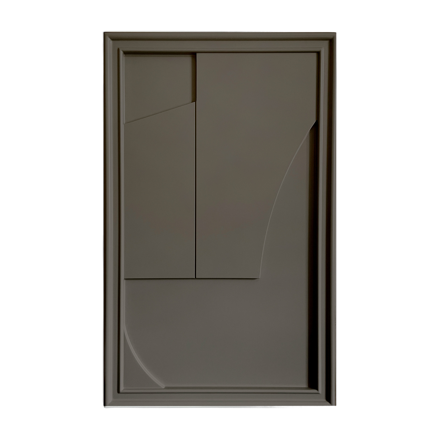Quadro in legno beige cacao 80 cm Verge - Likya
