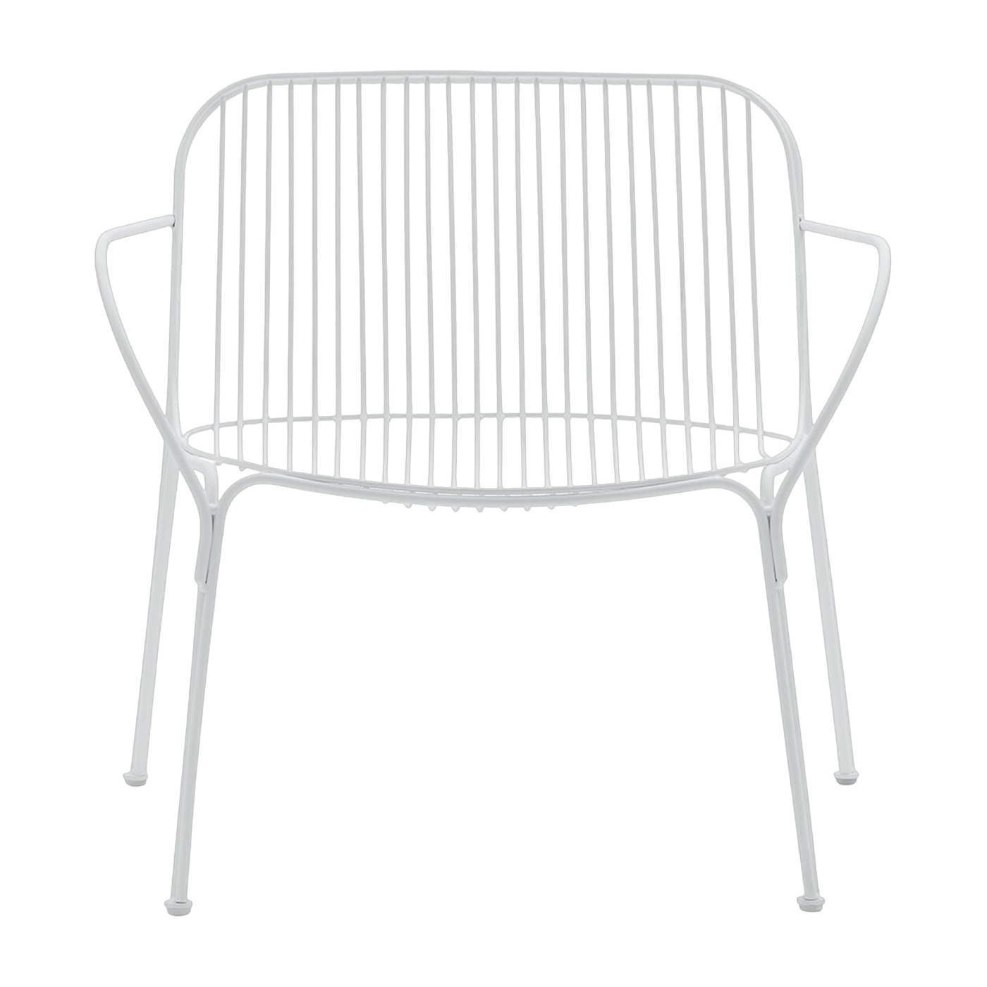 Weißer Gartensessel aus Stahl Hiray -. Kartell