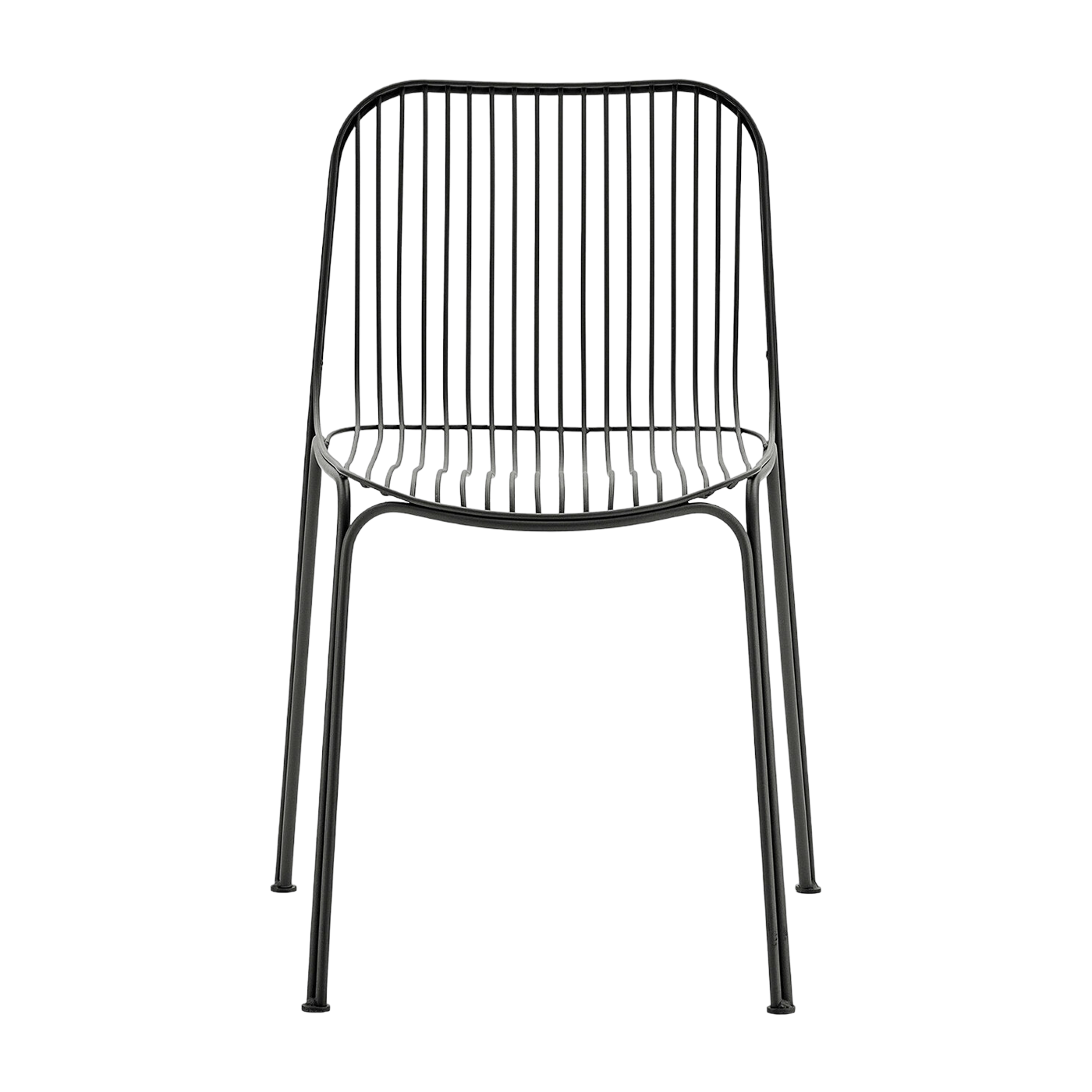 Chaise de jardin en acier noir Hiray - Kartell