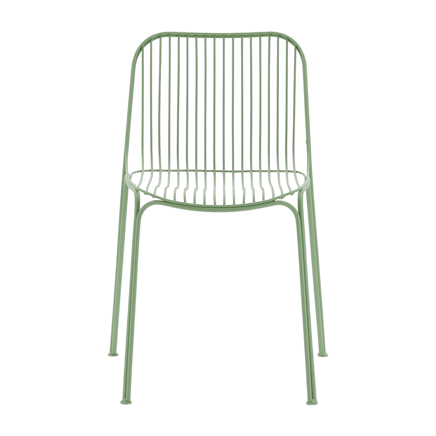 Chaise de jardin en acier vert Hiray - Kartell