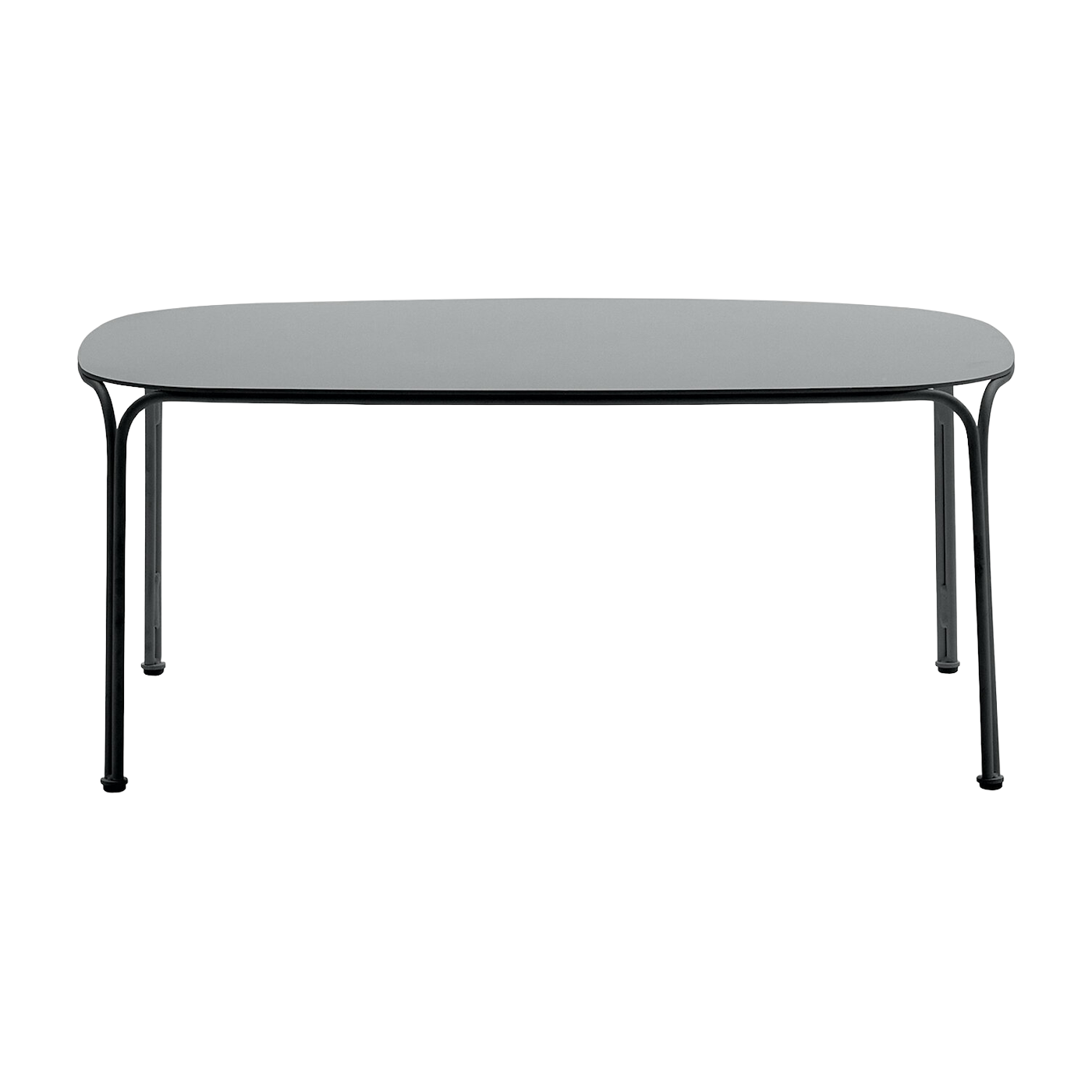 Black steel garden coffee table 38 cm Hiray - Kartell