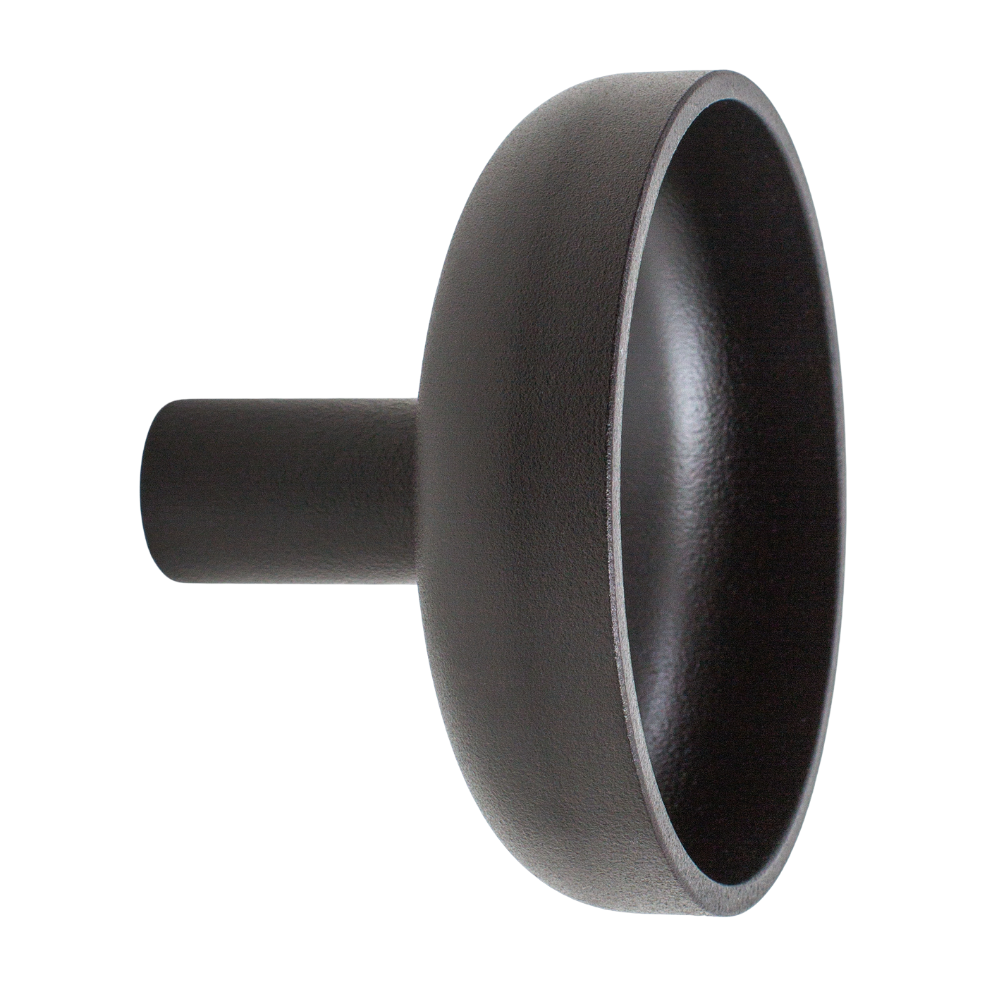 Wandhaken aus schwarzem Metall 9 cm Hook -. Hem