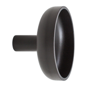 Black metal wall hook 9 cm Hook - Hem